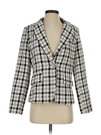 Pre-owned Femme Fatale Blazer Jacket In White