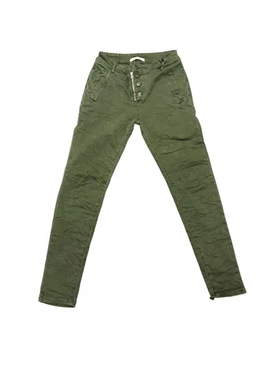 Femme Fatale Four Button Signature Pant In Pine
