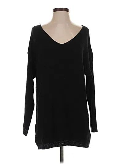 Pre-owned Femme Fatale Pullover Sweater In Black