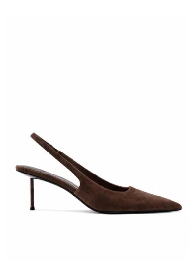 Femme G55 Suede Slingback Pump In Brown