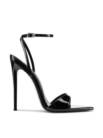 Femme Gg Heel Sandal In Black