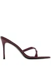 Femme La 100 Donatella Cross-strap Stiletto Sandals In Red