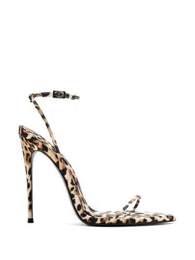 Femme La 120mm Andx Sandals In Animal Print