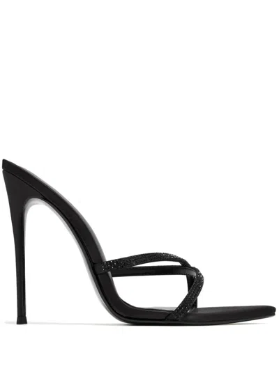 Femme La 120mm Donatella Mules In Black