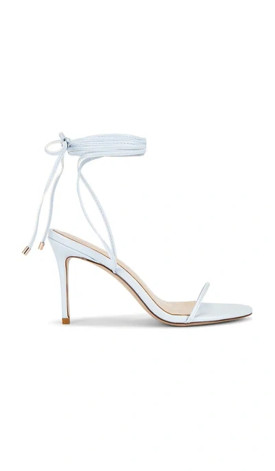 Femme La 3.0 Barely There Lace Up Heels In Blue