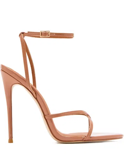 Femme La Ale Strappy Heel Sandals In Pink