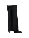 Femme La Eclipse Foldover Boots In Black