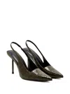 Femme La G63 Pointed-toe Pumps In Green