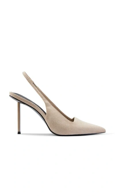 Femme La G63 Suede Slingback Pump In Animal Print