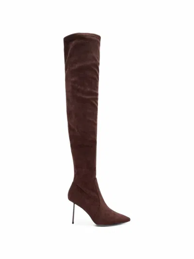 Femme La Jameson Over-the-knee Boots In Brown