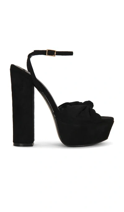 Femme La Janis Platform In Black
