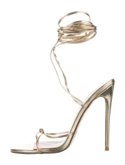 Pre-owned Femme La Leather Sandals