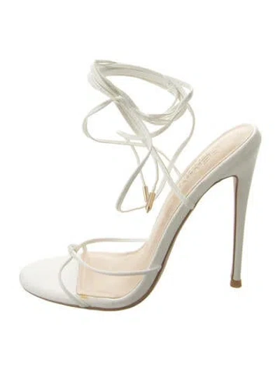 Pre-owned Femme La Leather Sandals