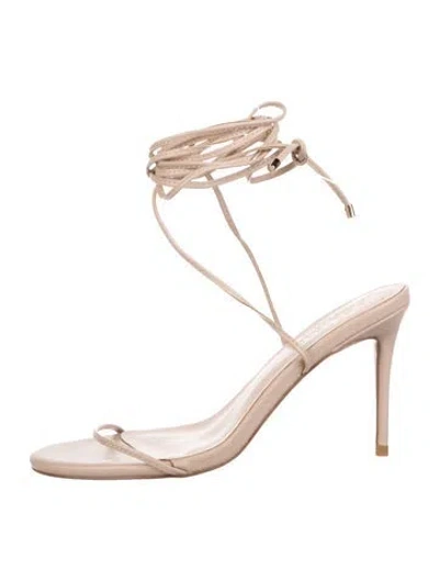 Pre-owned Femme La Leather Sandals In Brown