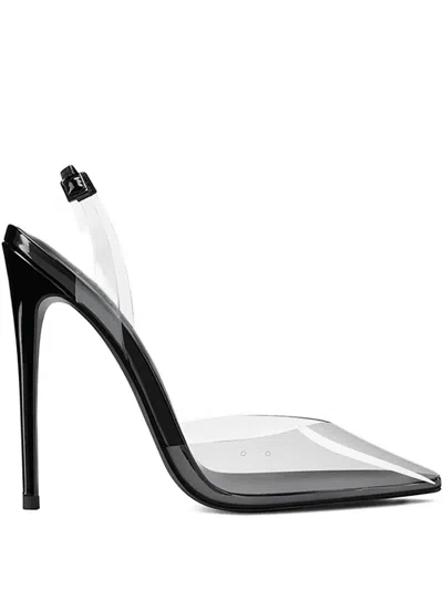 Femme La Macallan Pointed Slingback Pumps In Black