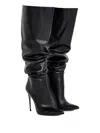 Femme La Mariel 2 Way Point-toe Boots In Black