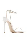Femme La Niche Diamonds Embellished Sandals In White