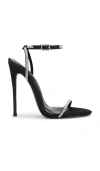 Femme La Niche Open-toe Strap Sandals In Black