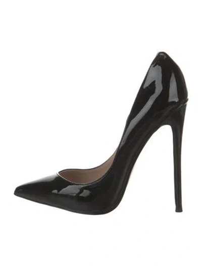 Pre-owned Femme La Patent Leather Pumps In Black
