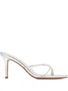 Femme La Sicilian Strappy Sandals In Metallic