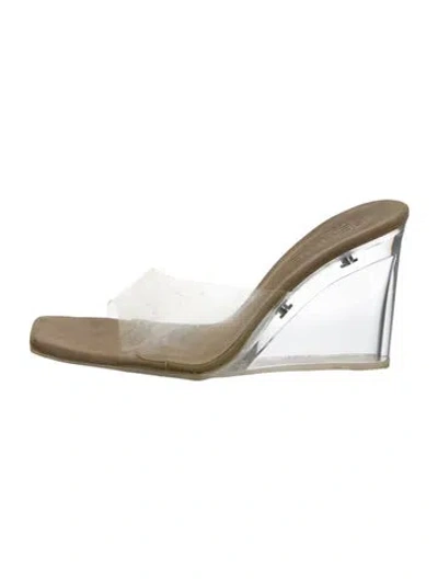 Pre-owned Femme La Slides In Transparent