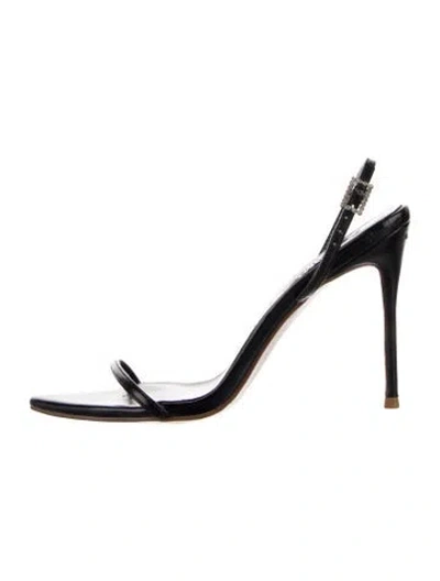 Pre-owned Femme La Slingback Sandals In Blue