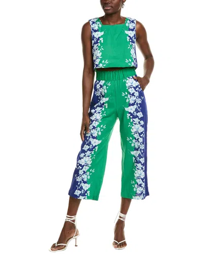 Femme Society 2pc Top & Pant Set In Green