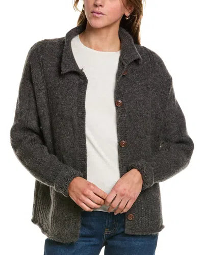 Femme Society Cardigan In Grey