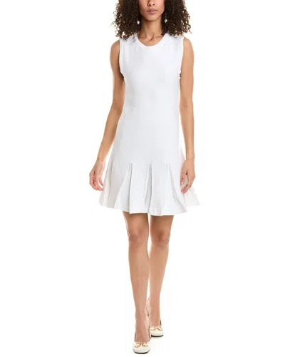 Femme Society Godet Mini Dress In White