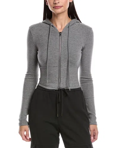 Femme Society Hoodie In Gray