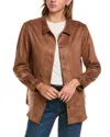 Femme Society Jacket In Brown