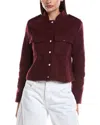 Femme Society Jacket In Brown