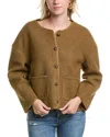 Femme Society Jacket In Brown