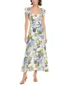 Femme Society Maxi Dress In Blue