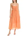 Femme Society Maxi Dress In Orange