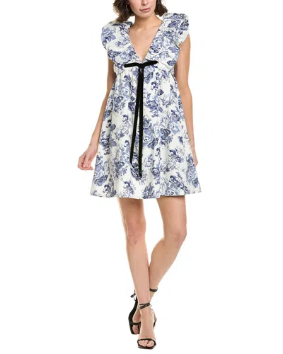 Femme Society Mini Dress In Blue