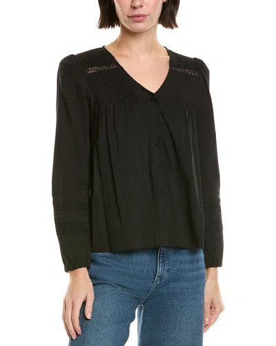 Femme Society Pintuck Top In Black