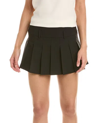 Femme Society Pleated Mini Skirt In Black