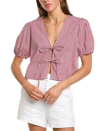 Femme Society Short Sleeve Top In Multi