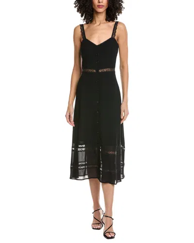 Femme Society Sleeveless Midi Dress In Black