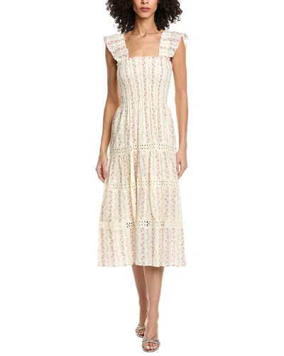 Femme Society Sleeveless Midi Dress In Neutral