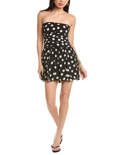 Femme Society Strapless Mini Dress In Multi