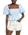 Femme Society Top In Blue