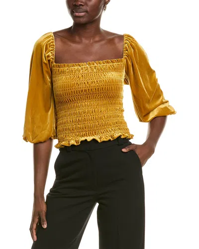 Femme Society Top In Yellow