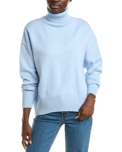 Femme Society Turtleneck Sweater In Blue