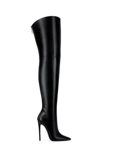 Femme The Scorpio Thigh High Boot In Black