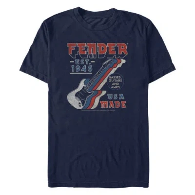 Fender Est. 1946 Usa Made  Graphic T-shirt In Blue