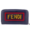 FENDI FENDI -- BLACK LEATHER WALLET  (PRE-OWNED)