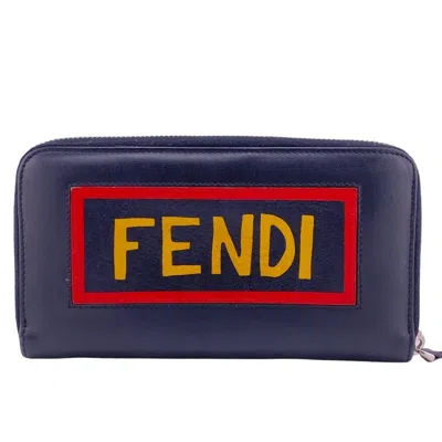 Fendi -- Black Leather Wallet  ()