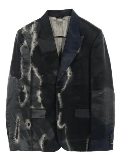 Pre-owned Fendi 10's Earth Moonlight Blazer In Blue